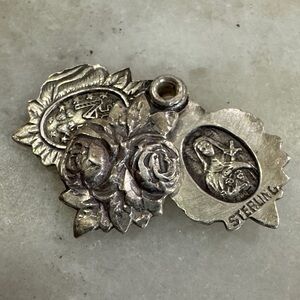 Sterling Silver Religious Pendant